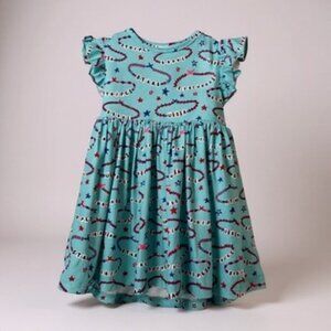 Friendship Bracelet Red White and Blue Girls Dress NWT